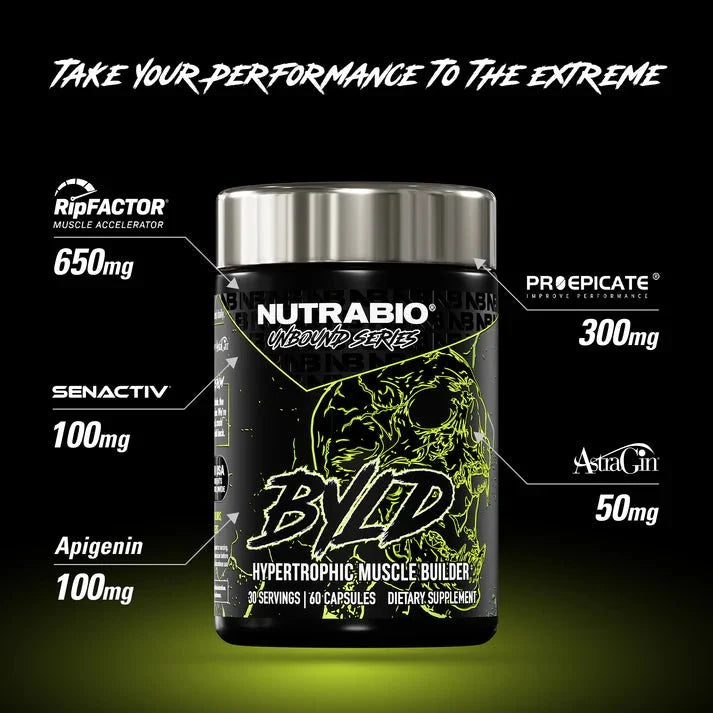 Nutrabio Unbound Series BYLD - Hypertrophic Muscle Builder