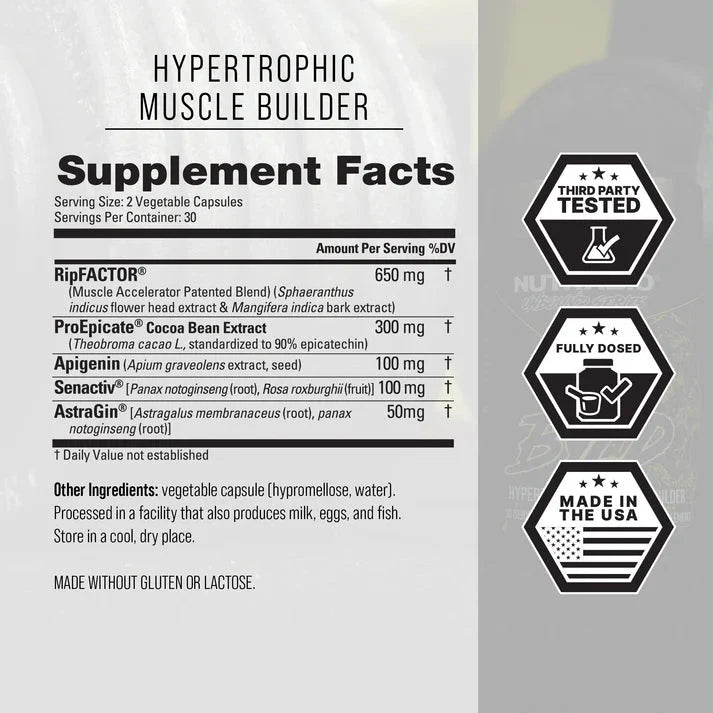 Nutrabio Unbound Series BYLD - Hypertrophic Muscle Builder