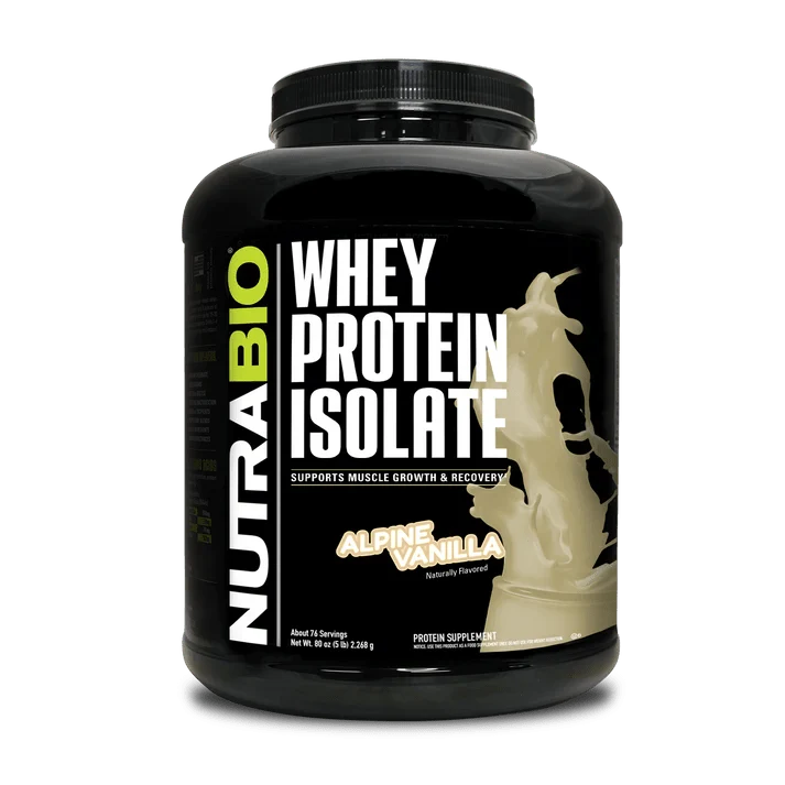Nutrabio Whey Protein Isolate -5 Lbs