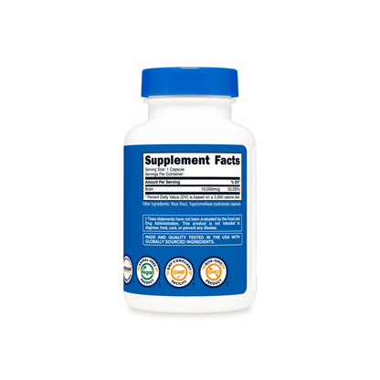 Nutricost Biotin 10000Mcg -30 Capsules
