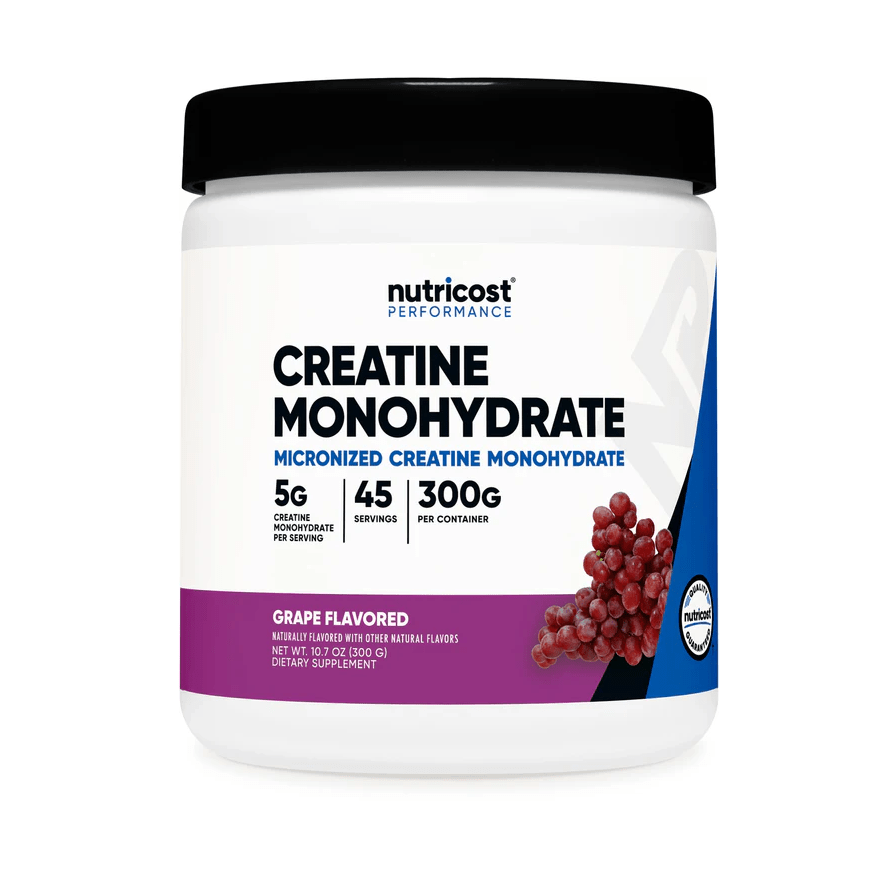 Nutricost Micronized Creatine Flavoured -300Gms- Gluten Free - Third Party Tested