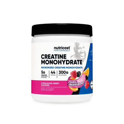 Nutricost Micronized Creatine Flavoured -300Gms- Gluten Free - Third Party Tested