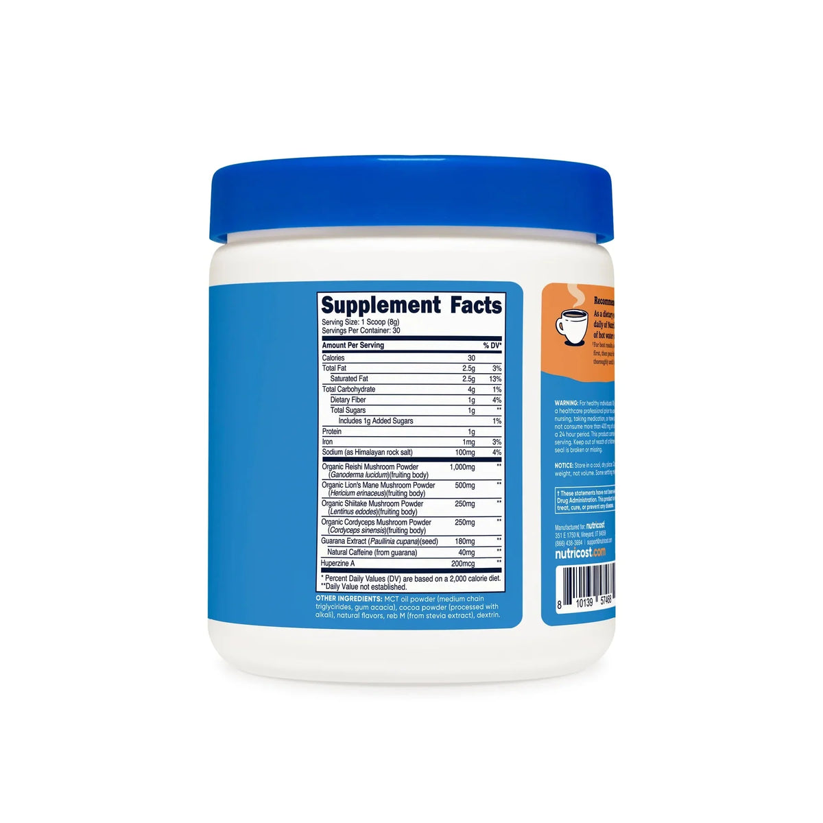 Nutricost NutriZen Focus Adaptogenic Mushroom Drink