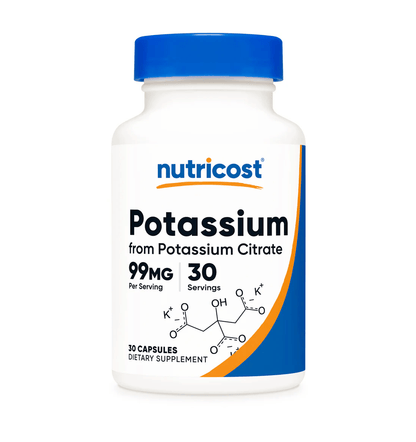 Nutricost Potassium Citrate 99 MG - 30 Capsules
