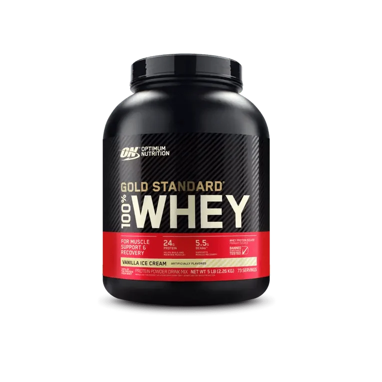 Optimum Nutrition Gold Standard 100 % Whey Protein 5 Lbs