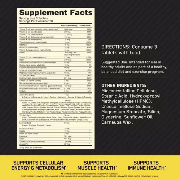 ON Opti-Men Multivitamins