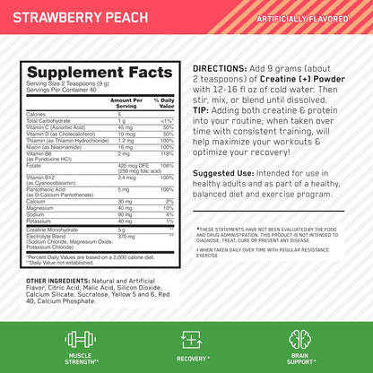 Optimum Nutrition Creatine +- Enhanced 3 in 1 Formula
