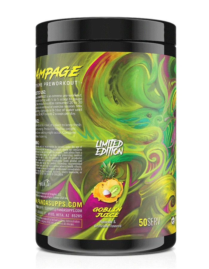 Panda RAMPAGE - Limited Edition Pre Workout (Goblin Juice)