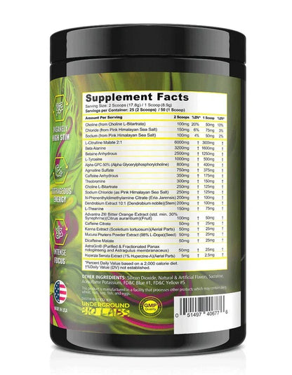 Panda RAMPAGE - Limited Edition Pre Workout (Goblin Juice)