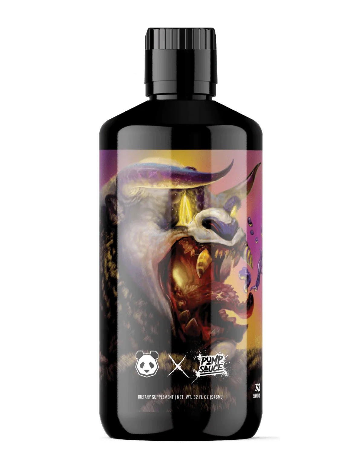 Panda Supps X Pump Sauce Collaboration Liquid Pre Workout - PANDA SAUCE