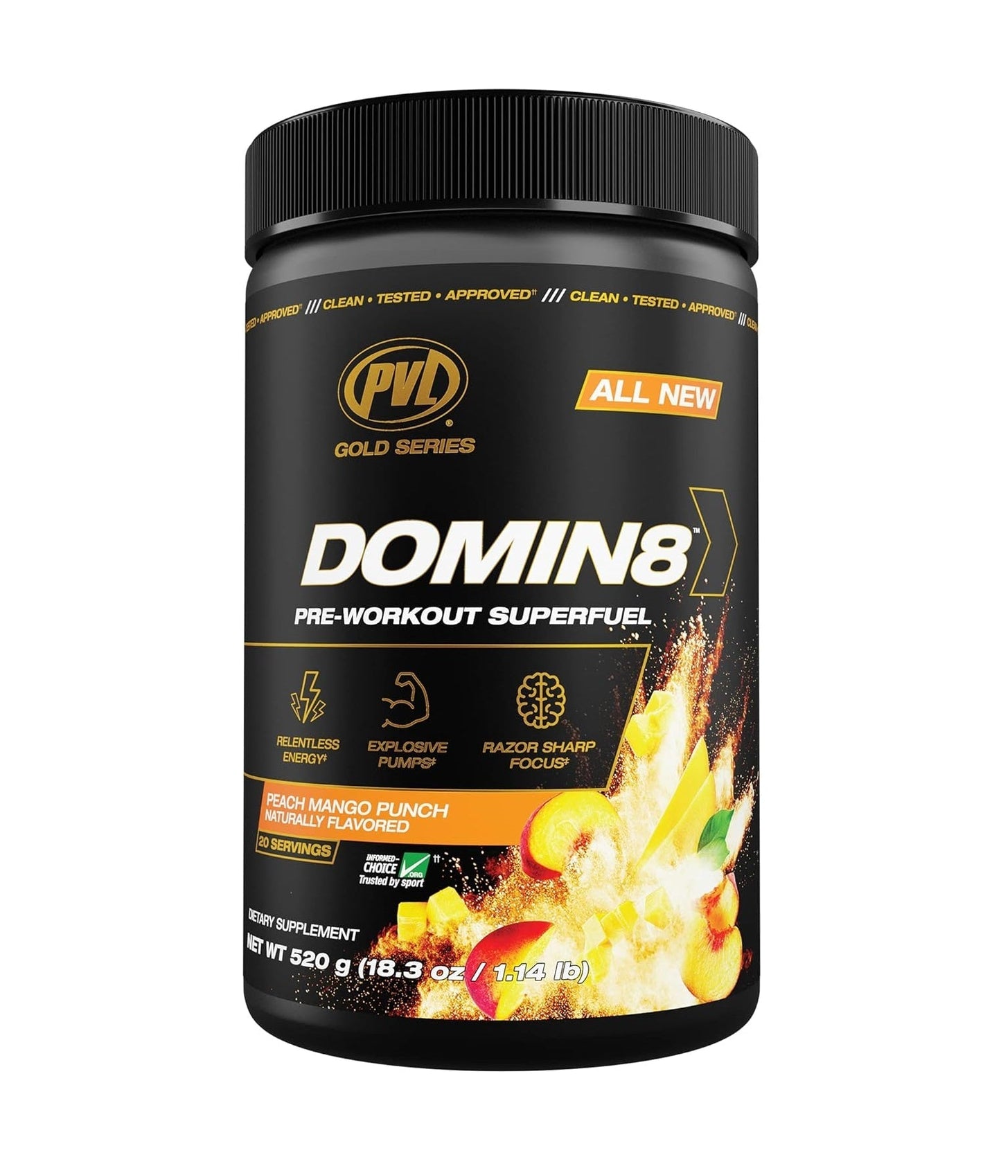 Pvl Domin8 Pre Workout