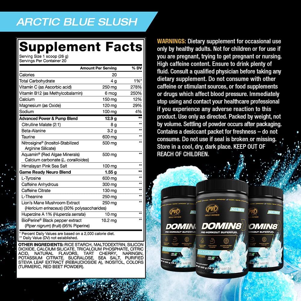 Pvl Domin8 Pre Workout