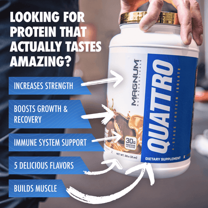Magnum Quattro 4 Stage Protein Isolate - 4 LBS