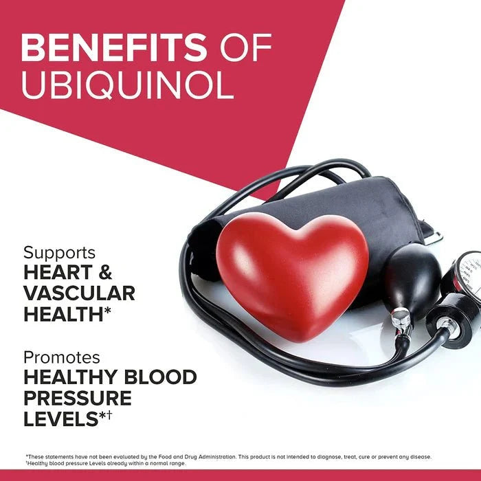 Qunol Mega Ubiquinol CoQ10, 100 mg -120 Caps
