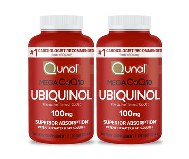 Qunol Mega Ubiquinol CoQ10, 100 mg -120 Caps