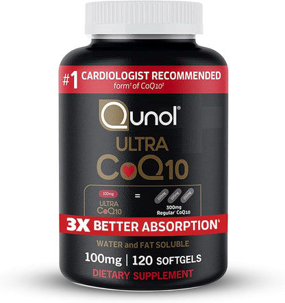 Qunol Ultra Coq 10 100 Mg -120 Softgels