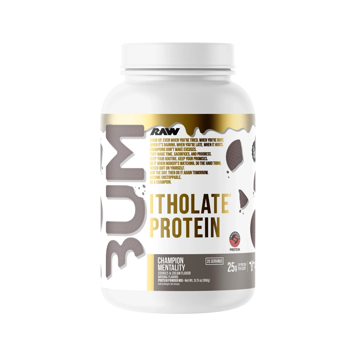 Raw Nutrition Bum Itholate Protein 25 Servs
