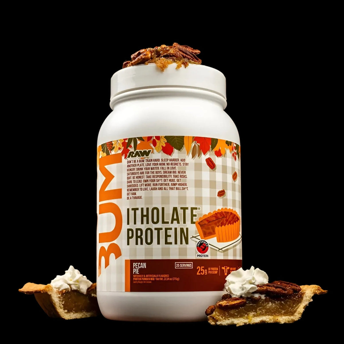 Raw Nutrition Bum Itholate Protein 25 Servs