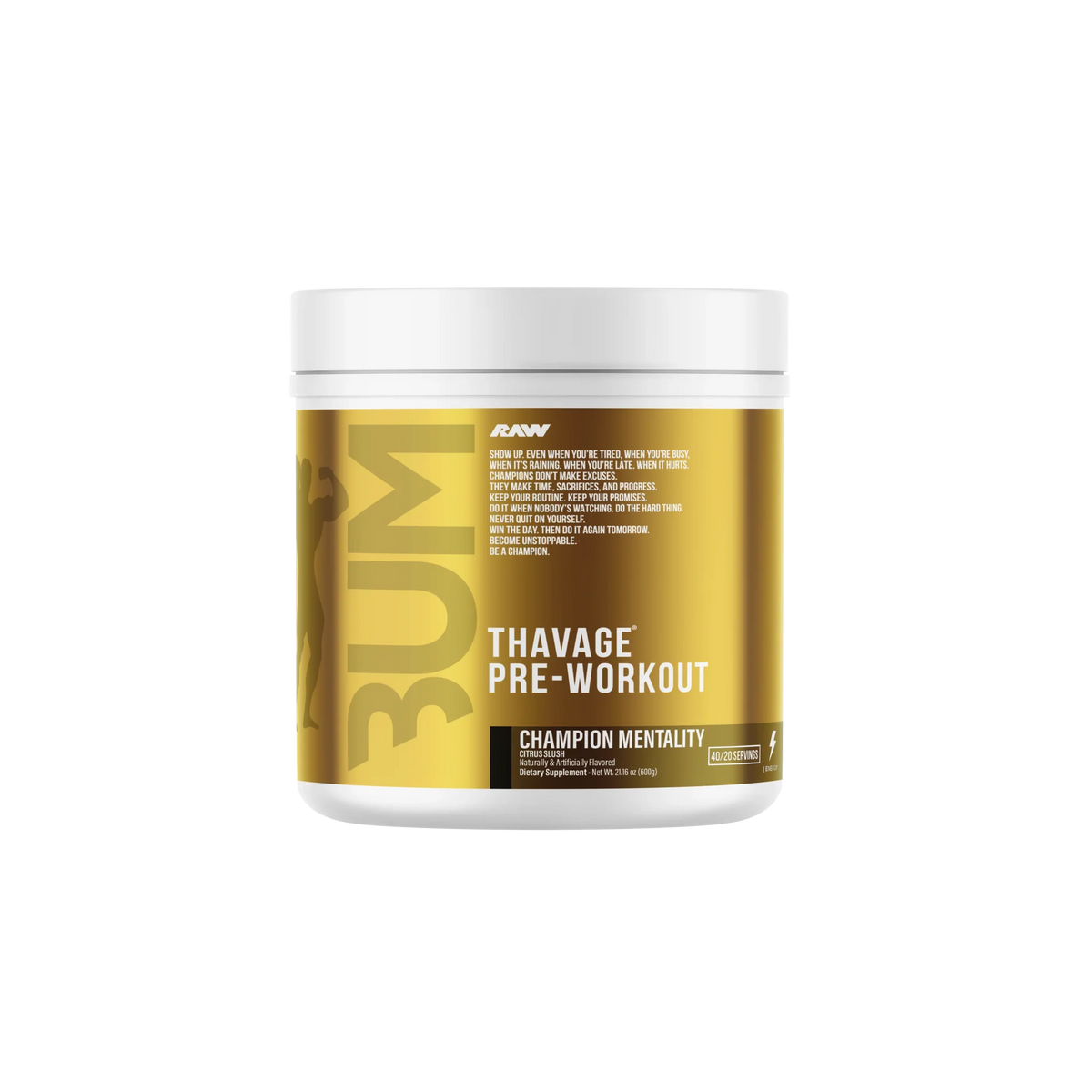 Raw Nutrition Bum Thavage Pre Workout