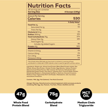 Redcon1 MRE Meal Replacement  Whole Food Protein