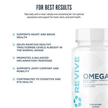 Revive Omega 3 - 120 Softgels