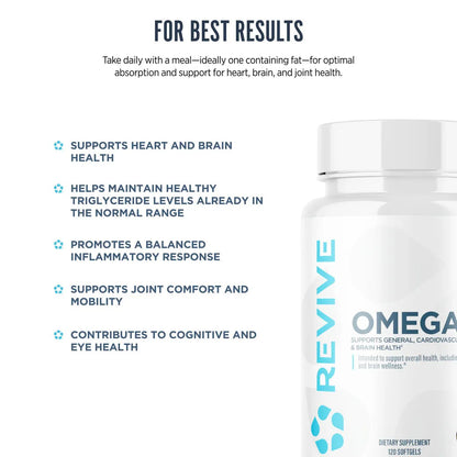 Revive Omega 3 - 120 Softgels