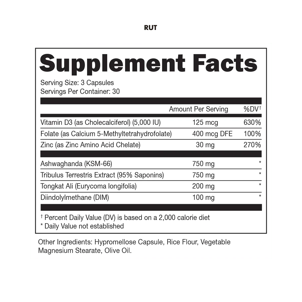 Bucked Up RUT Testosterone Booster