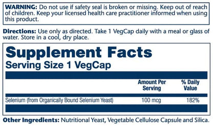 Solaray Selenium 100mcg