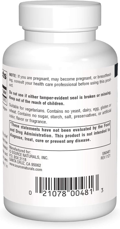 Source Naturals Vitamin E 400IU (50 Tabs)