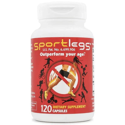 SportLegs Fast Fitness Boost Pre-Workout Lactic Acid Supplement, 120-Cap Bottle
