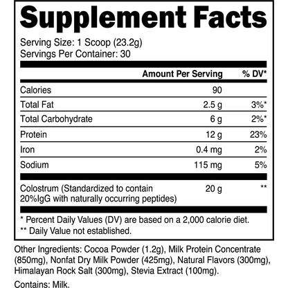 Transparent Labs Grass-Fed Colostrum