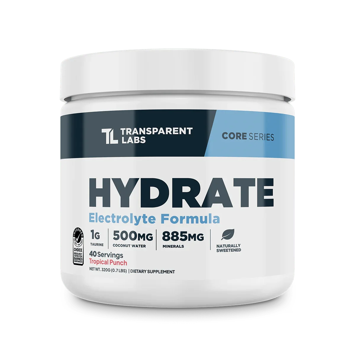 Transparent Labs Hydrate Electrolyte Formula