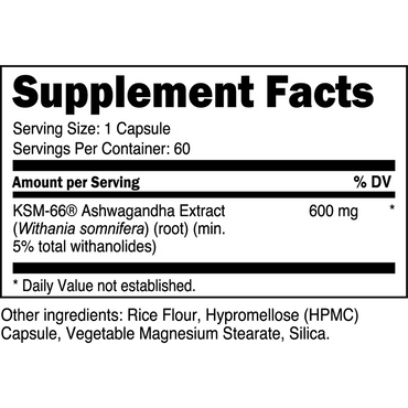 Transparent Labs KSM-66 Ashwagandha