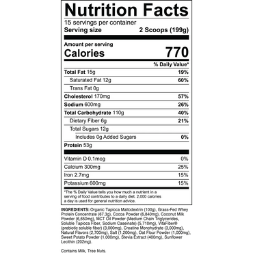 Transparent Labs Mass Gainer 6.18 Lbs