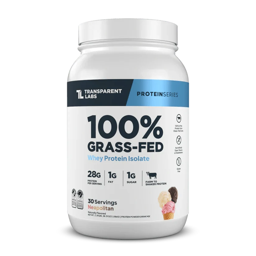 Transparent Labs 100% Grass Fed Whey Isolate (30 Ser)