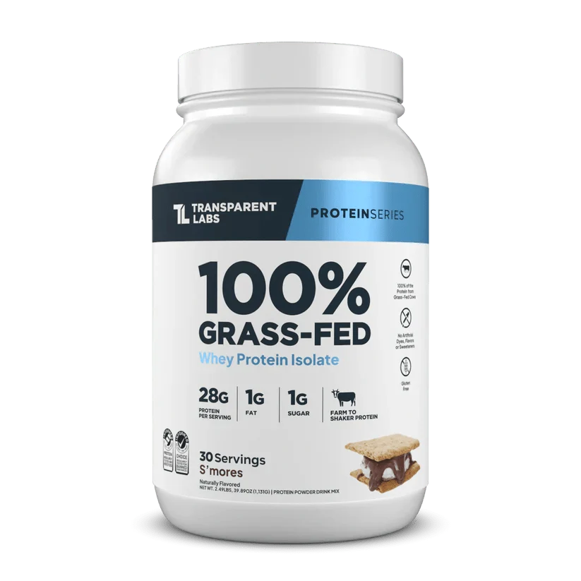Transparent Labs 100% Grass Fed Whey Isolate (30 Ser)