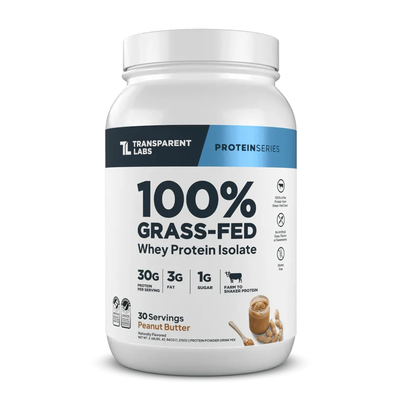 Transparent Labs 100% Grass Fed Whey Isolate (30 Ser)