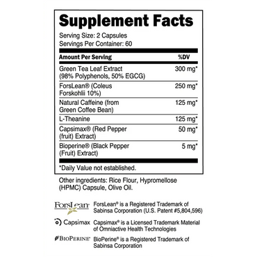 Transparent Labs Body Recomp - Fat Burner