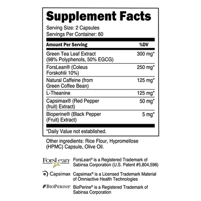Transparent Labs Body Recomp - Fat Burner