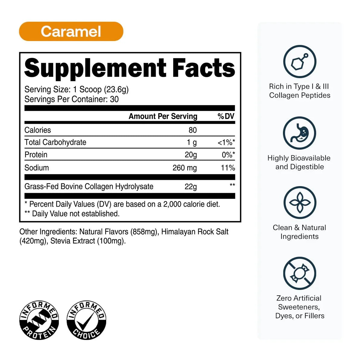 Transparent Labs Grass-fed Collagen Peptides