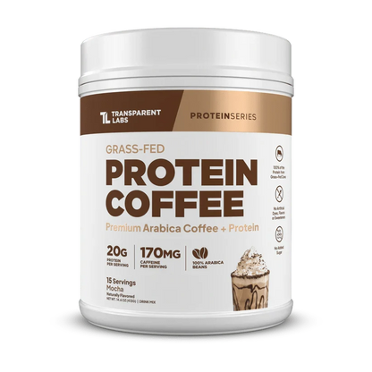 Transparent Labs Grass-Fed Protein Coffee Powder