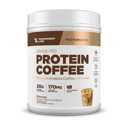 Transparent Labs Grass-Fed Protein Coffee Powder