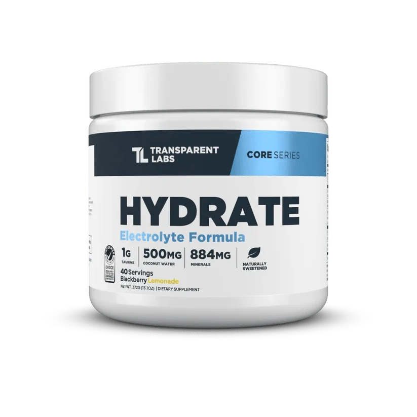 Transparent Labs Hydrate Electrolyte Formula