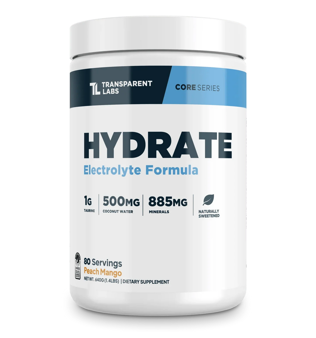 Transparent Labs Hydrate Electrolyte Formula