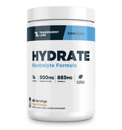 Transparent Labs Hydrate Electrolyte Formula