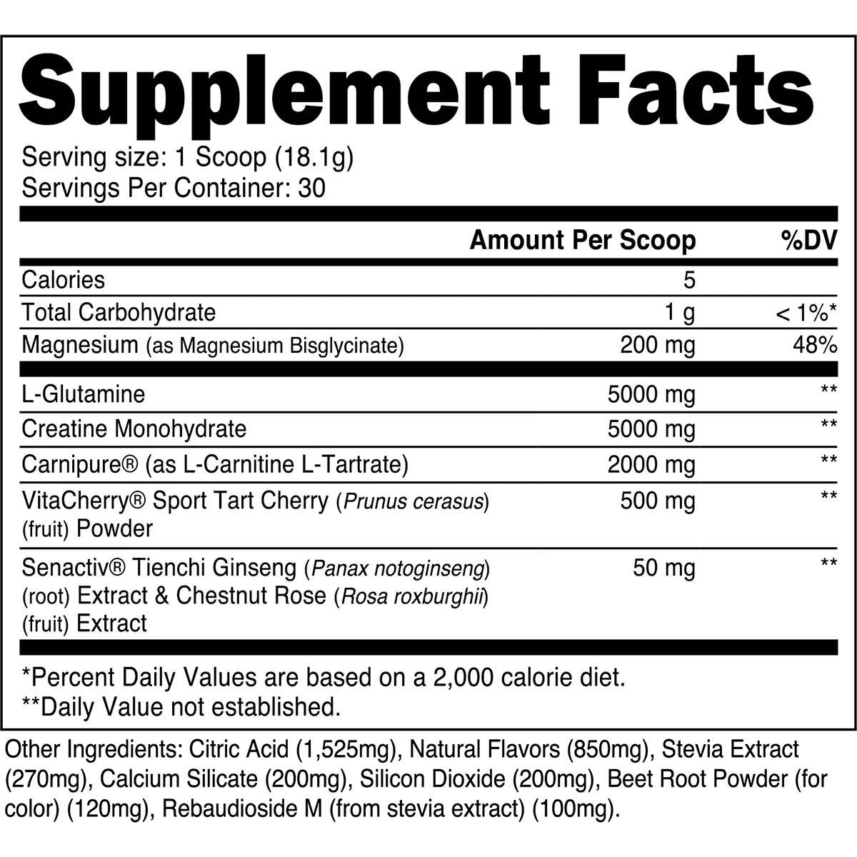 Transparent Labs Post - Advance Post Workout Formula