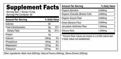 Transparent Labs Prebiotic Greens