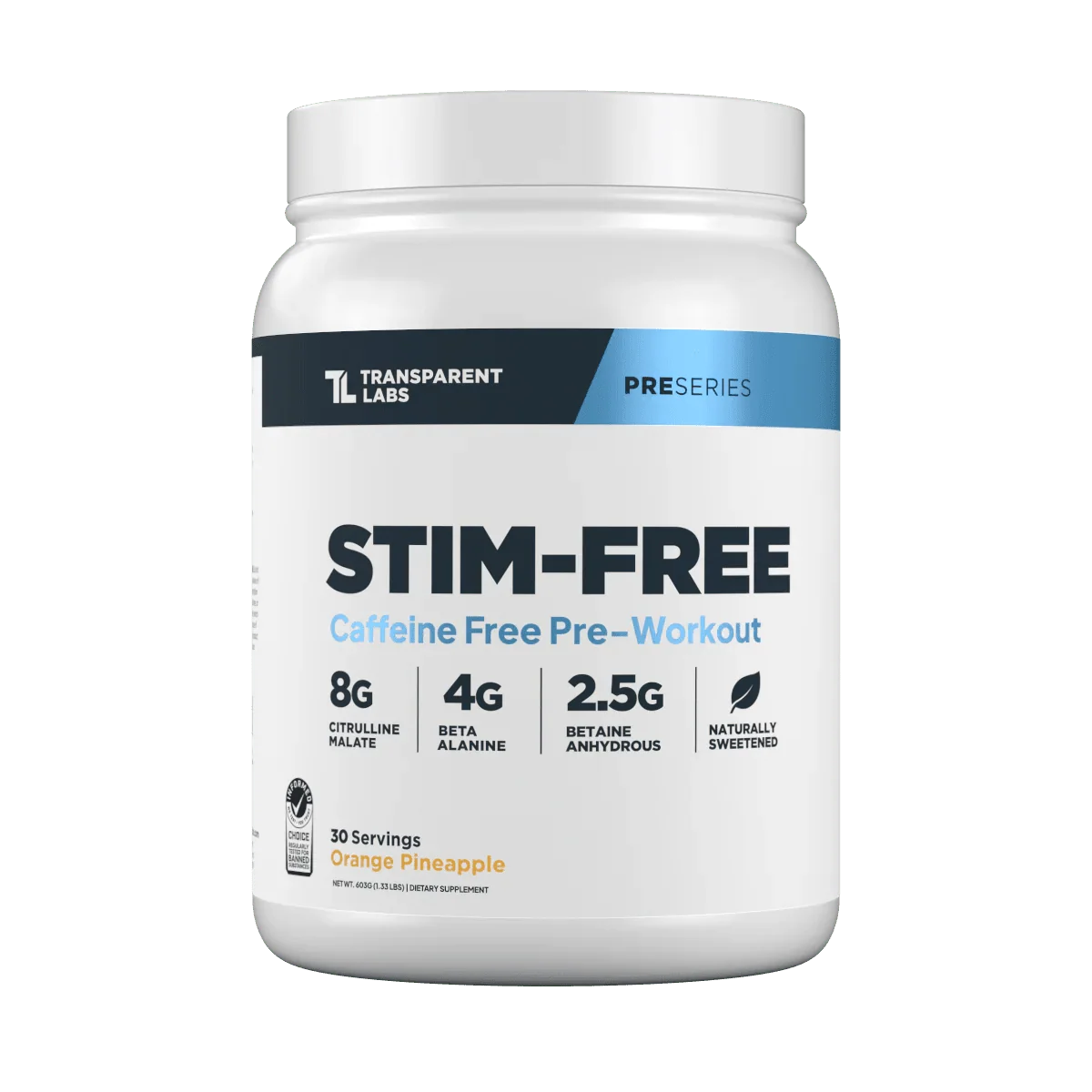Transparent Labs Stim Free Pre-Workout