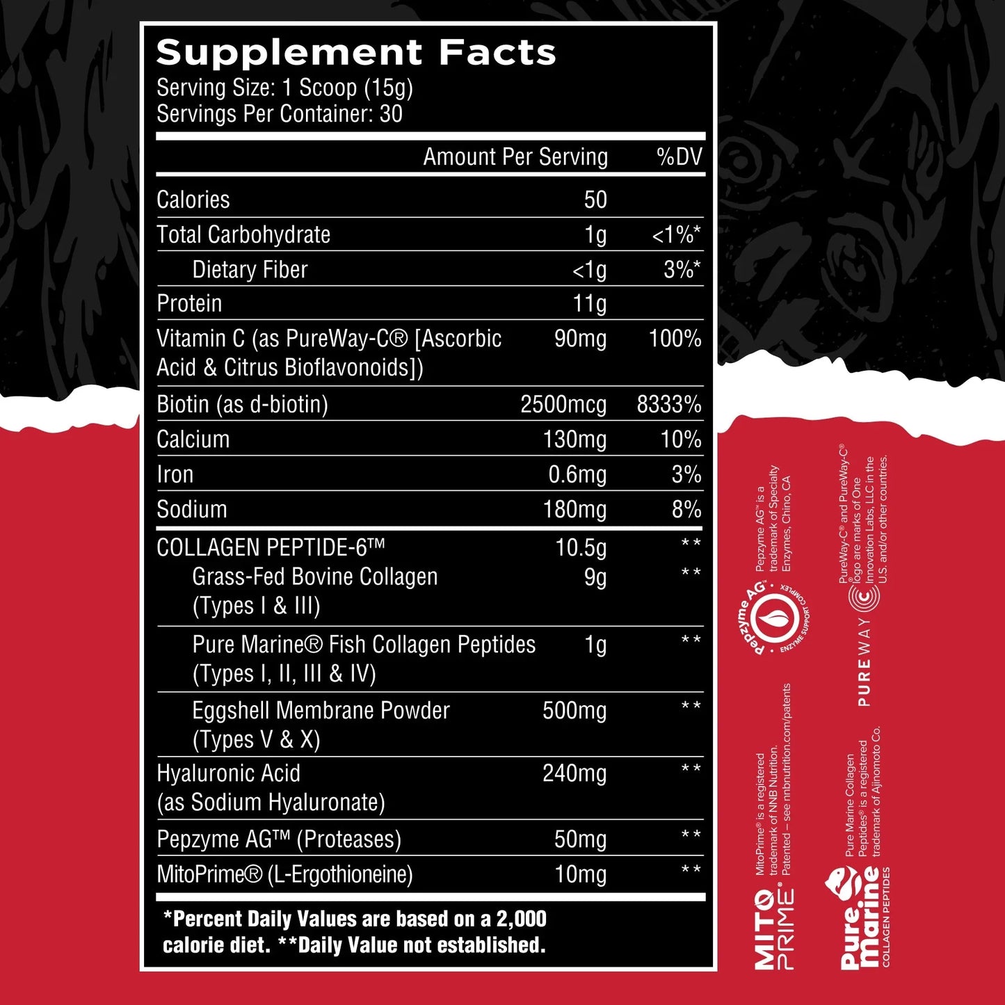 Unmatched Collagen Peptide-6 Longevity Formula*