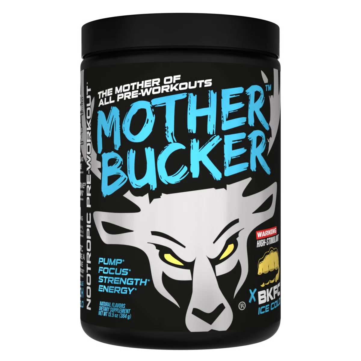 Bucked Up Mother Bucker Pre-Workout | 400mg Caffeine for Extreme Energy, Focus & Pumps